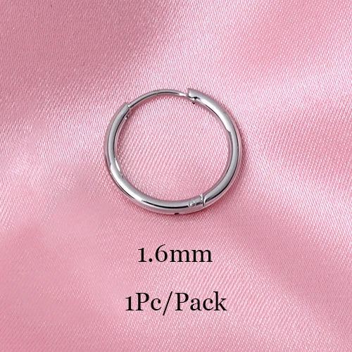 Minimalist Stainless Steel Huggie Hoop Earrings For Women Men Gold Color Tiny Round Circle Earring Punk Rock Statement Jewelry