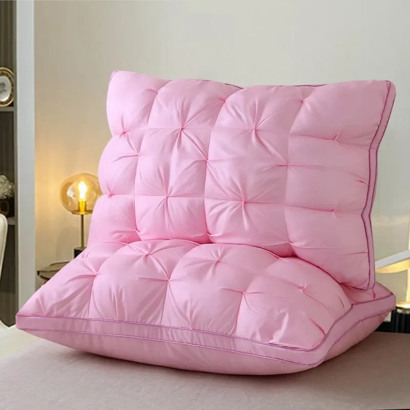 bilateral twisted flower pillow super soft sleep cervical spine protection household single pillow core pair does not collapse