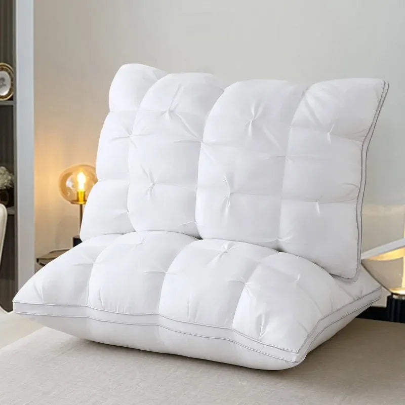 bilateral twisted flower pillow super soft sleep cervical spine protection household single pillow core pair does not collapse