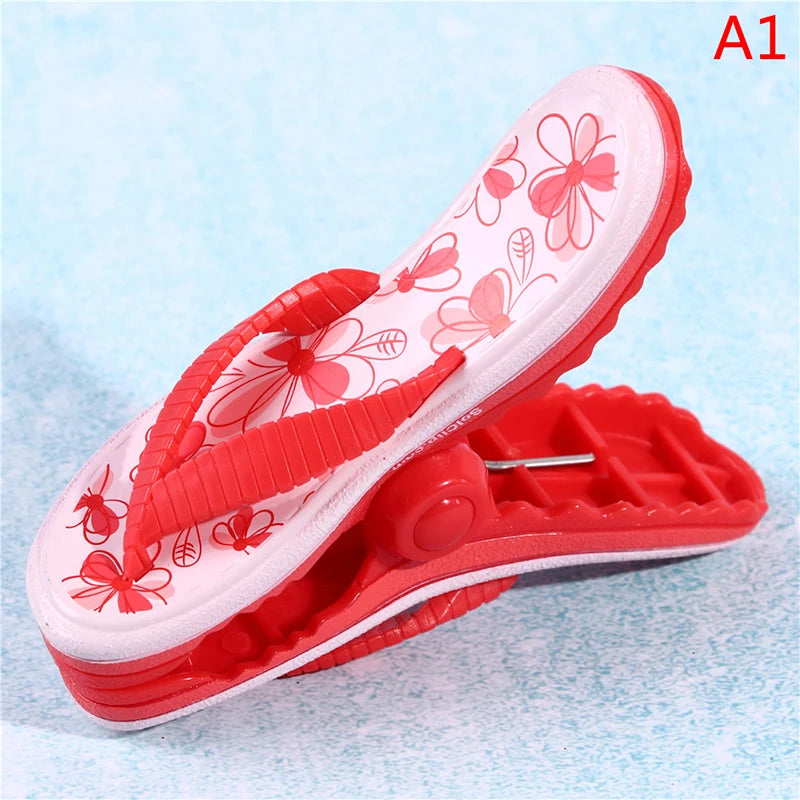 1PC Plastic Beach Towel Clips For Sunbeds Sun Lounger Animal Decorative Clothes Pegs Pins Large Size Drying Racks Retaining Clip