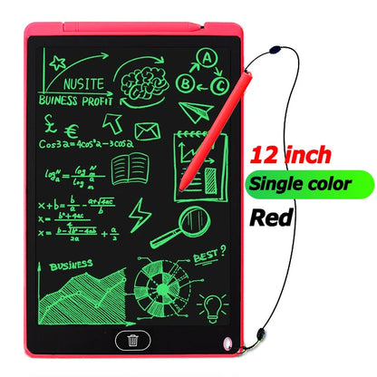 Tableta de dibujo y escritura de 8,5/12 pulgadas con pantalla LCD, tabletas gráficas digitales, almohadilla electrónica de escritura a mano, juguetes, regalos para niños