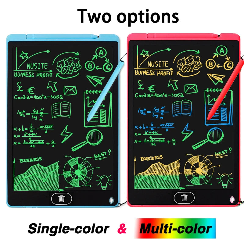 Tableta de dibujo y escritura de 8,5/12 pulgadas con pantalla LCD, tabletas gráficas digitales, almohadilla electrónica de escritura a mano, juguetes, regalos para niños