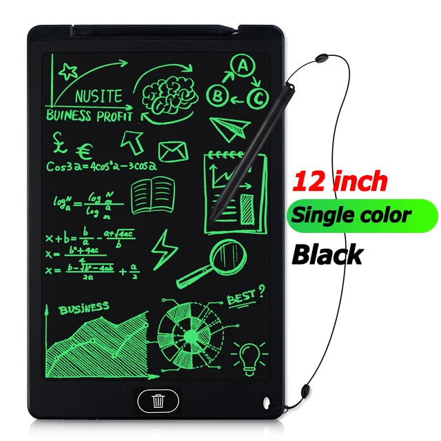 Tableta de dibujo y escritura de 8,5/12 pulgadas con pantalla LCD, tabletas gráficas digitales, almohadilla electrónica de escritura a mano, juguetes, regalos para niños
