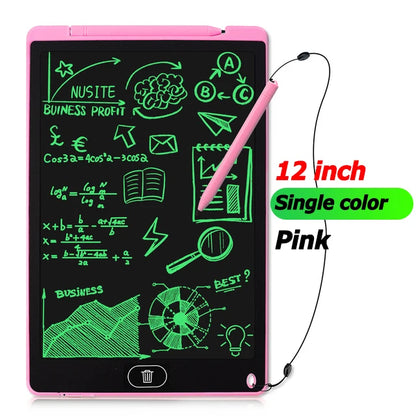 Tableta de dibujo y escritura de 8,5/12 pulgadas con pantalla LCD, tabletas gráficas digitales, almohadilla electrónica de escritura a mano, juguetes, regalos para niños