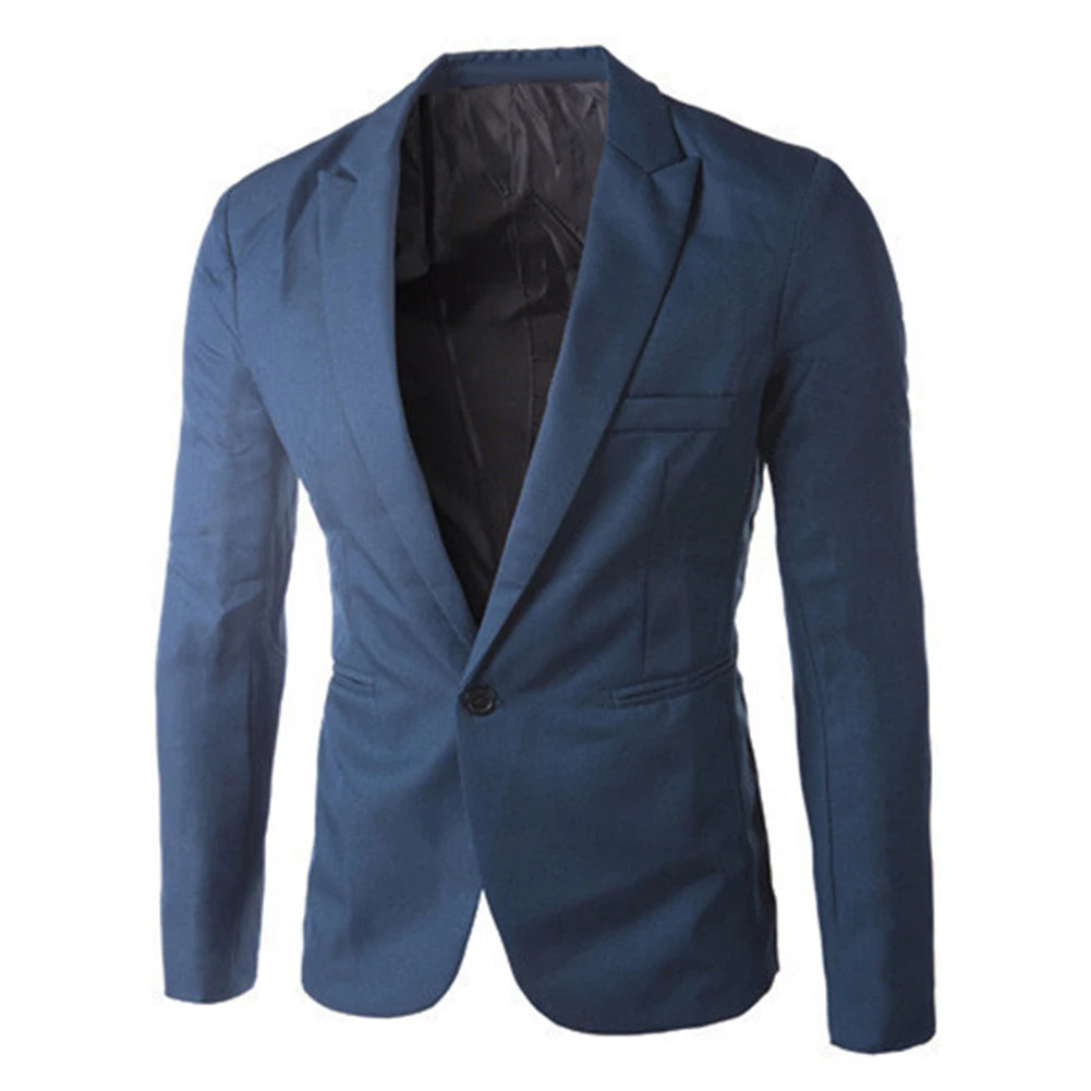 Autumn Men's Blazer Suit 8 colors male Blazer Suits business Jackets Coat Fashionable white/black/grey M-3XXXL