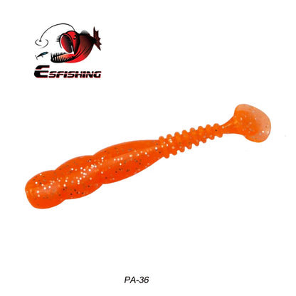 KESFISHING Fishing Lures Rock Shiner 50 95 115mm Pesca Artificial Soft Silicone Bass Baits Quality Smell and Salts T Tail Shad