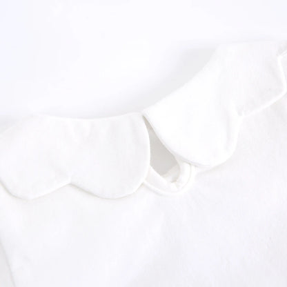 Sanlutoz Soft Cotton Baby Girls T-shirt Cute Infants Tops Clothing White Newborn Toddler Shirts Clothes Casual