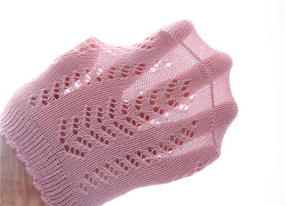 Lawadka Summer Mesh Newborn Baby Girls Socks Fashion Bow Thin Children's Socks for Girls Infant Princess White Red Black 0-5Year