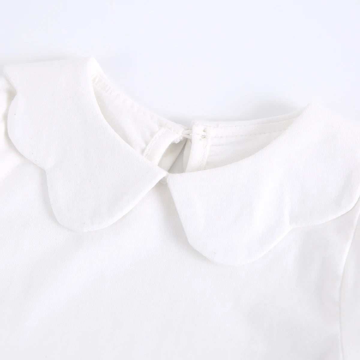 Sanlutoz Soft Cotton Baby Girls T-shirt Cute Infants Tops Clothing White Newborn Toddler Shirts Clothes Casual