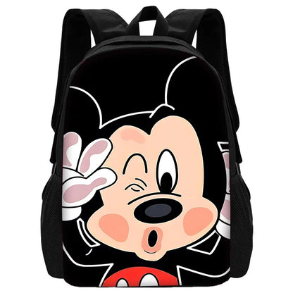 Disney Cute Mickey Minnie Child School Backpack With Shoulder Bag Pencil Bags School Bags for Boys Girls Best Gift