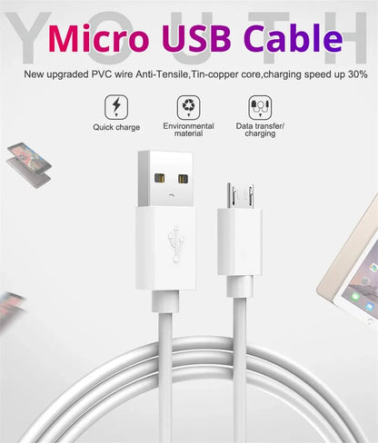 5A Micro USB Cable Fast Charging Wire Mobile Phone Micro USB Cable For Xiaomi redmi Samsung Andriod USB Charge Data Cables Cord