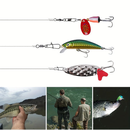 A box contains 200 fishing gear adapter kits, including barrel adapters and connectors, fishing beads