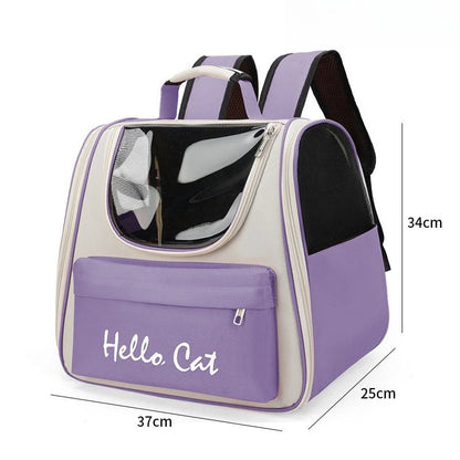 Cat Carrier Bags Windproof Outdoor Travel Backpack for Cat Small Dogs Transport Carrying Bag Cat Backpack Carriers With Cushion