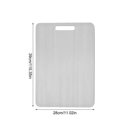 Board Kitchen Titanium Cutting Boards For Stainless  304 Steel Thickened Double-Sided Food Grade Portable Fruit Meat Chopping
