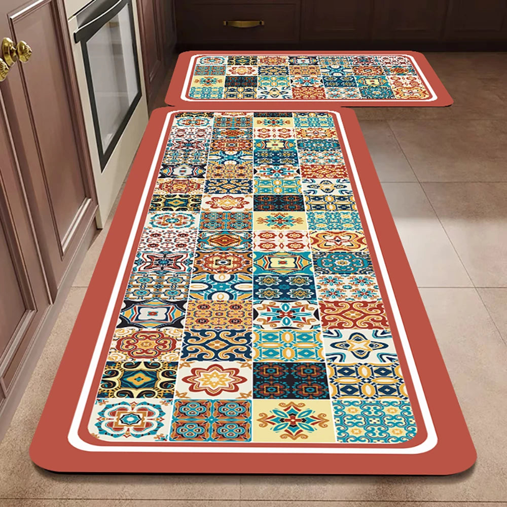Non-slip Kitchen Carpets for Living Room Long Area Rug Kitchen Floor M0at Carpets Entrance Door Mat Home Decor Alfombra Tapis
