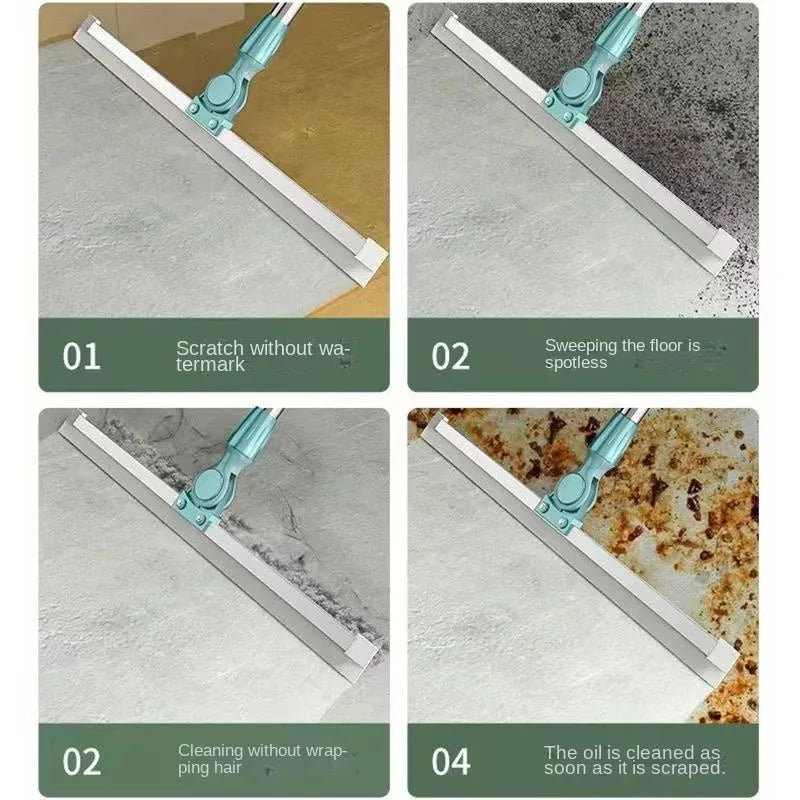 Silicone wiper  broom for bathroom  floor  magic broom sweeping artifact ground scraping floor cleaning household mop