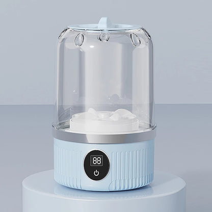NEW Mini Underwear Washing Machine Fully Automatic Laundry Cup Cordless Portable Underwear Sock Washer Rechargeable for Travel