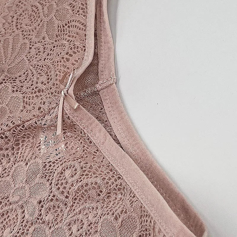 5 pezzi/set slip in rete M-2XL mutandine in pizzo biancheria intima sexy trasparente mutandine a vita bassa ragazze intimo lingerie