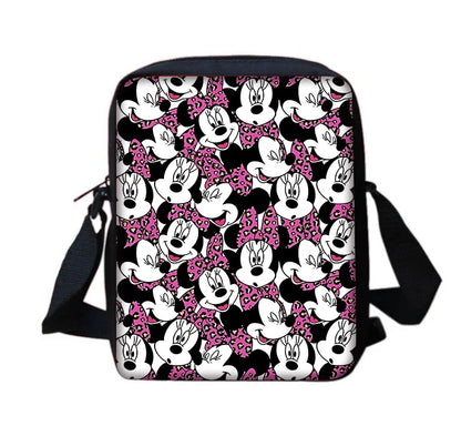 Disney Cute Mickey Minnie Child School Backpack With Shoulder Bag Pencil Bags School Bags for Boys Girls Best Gift