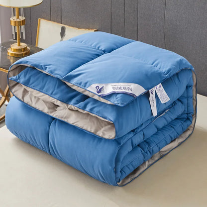 Household hotel white goose down duvet blanket, summer quilt, down comforter, queen comforter