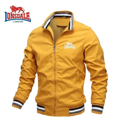 spring and autumn new trend men's stand collar jacket outdoor leisure sports zipper golf men baseball clothing fashion coat