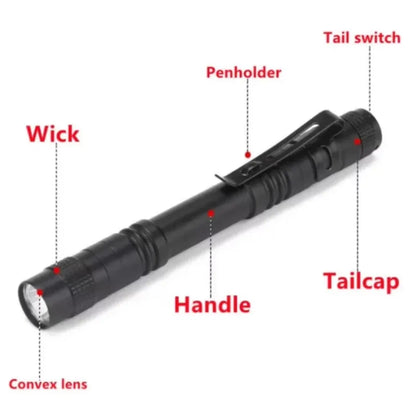 LED Flashlight 1000 lumens Mini Portable Switch Mode LED Flashlight For Daily lighting Dentists Camping Outdoor Lighting