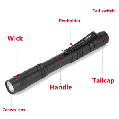 LED Flashlight 1000 lumens Mini Portable Switch Mode LED Flashlight For Daily lighting Dentists Camping Outdoor Lighting