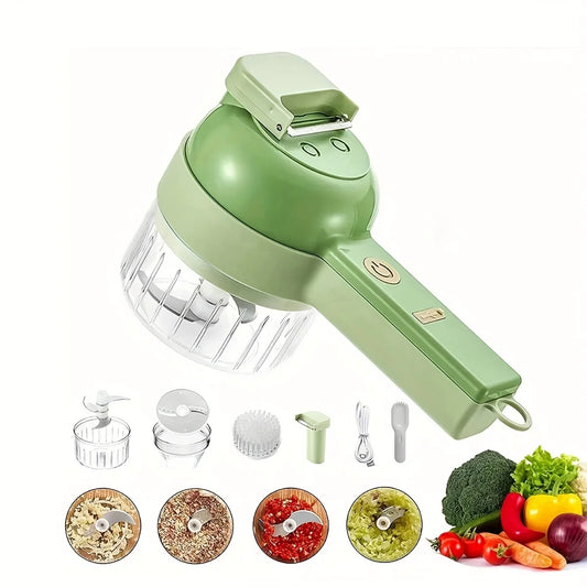 Portable Electric Vegetable Chopper Mini Food Processor Fruit Garlic Masher Cutter Slicer Kitchen Gadgets