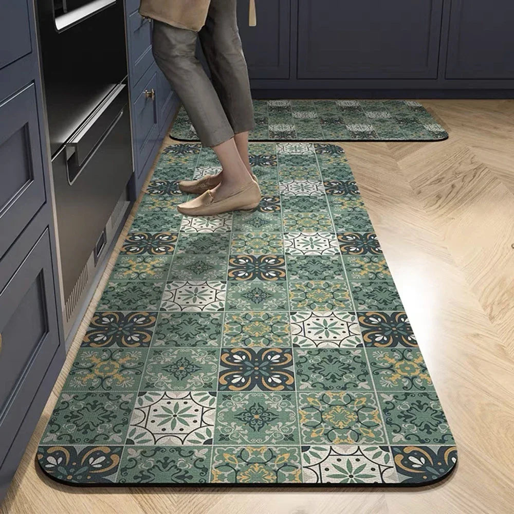 Non-slip Kitchen Carpets for Living Room Long Area Rug Kitchen Floor M0at Carpets Entrance Door Mat Home Decor Alfombra Tapis
