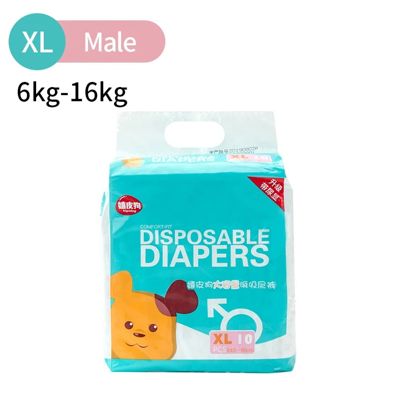 Disposable Dog Diaper Hygroscopic wet oneself Breathable Puppy Short Pet Physiological Pants Super Absorption For Puppy Dogs