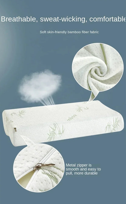 Cuscino lungo in memory foam, cuscino per letto, protezione per il collo, rimbalzo lento, cuscino per maternità sagomato per dormire, cuscini ortopedici