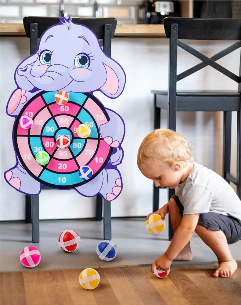 Educational Dart Board Baby Dart Indoor Sports Child Montessori Games for Children 3 to 7 Years