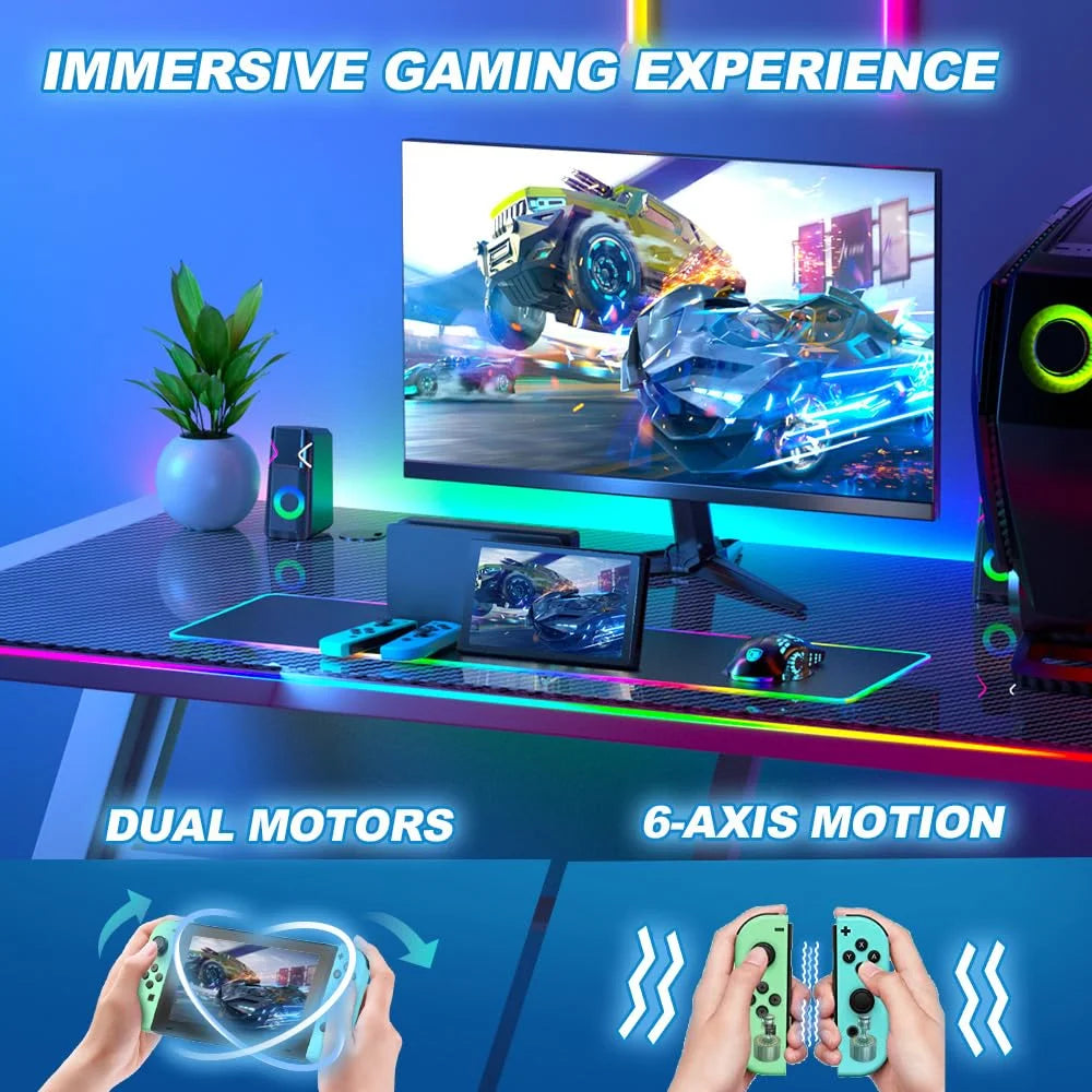 Compatibile con NS Switch/Lite/OLED Controller Joypad Wireless Joystick Gamepad Controle con funzione Wake-up/Screenshot