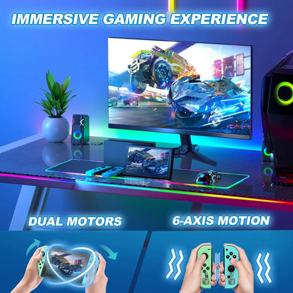 Compatibile con NS Switch/Lite/OLED Controller Joypad Wireless Joystick Gamepad Controle con funzione Wake-up/Screenshot