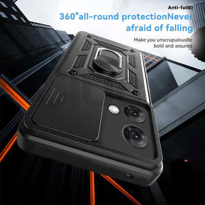 For Motorola Mote G84 G54 G34 G14 G53 G62 G42 G10 G20 G30 E22i E20 E30 E40 Case Slide Camera Shockproof Armor Protect Cover