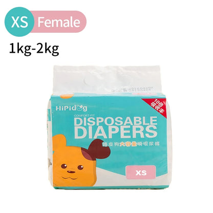 Disposable Dog Diaper Hygroscopic wet oneself Breathable Puppy Short Pet Physiological Pants Super Absorption For Puppy Dogs