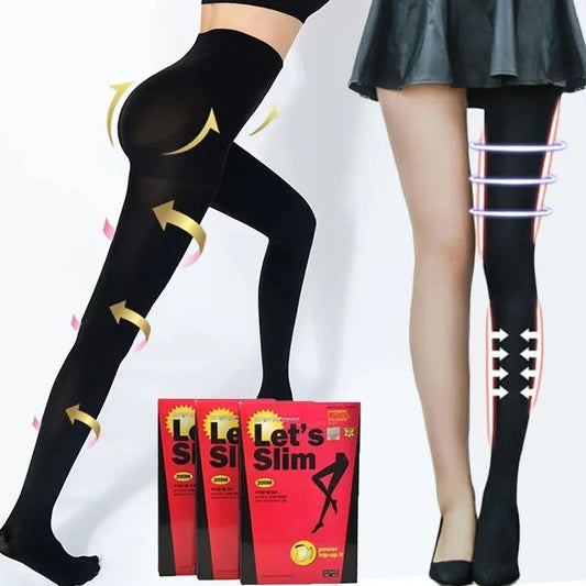 Slim Tights Slimming Leg Pantyhose Women Compression Stockings Sculpting Varicose Veins Fat Calorie Burn Leggings Shaping Stock