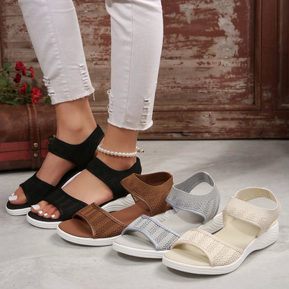 Fashionable Flying Woven Flat Sandals