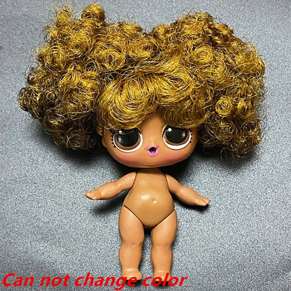 Collection Series 5 Hairgoals Change Color 8cm Big Sister Hair Dolls Lols Bhaddie Doll Set Splatters set Kids Playing Toy Gift