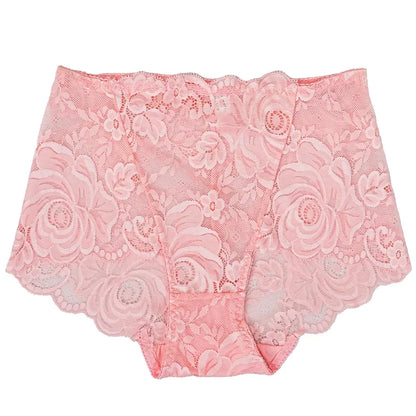 Sexy Women's Lace Panties Underwear Hollow Out Intimate Lingerie Female Lace Floral Underpants Briefs Woman Candy Color