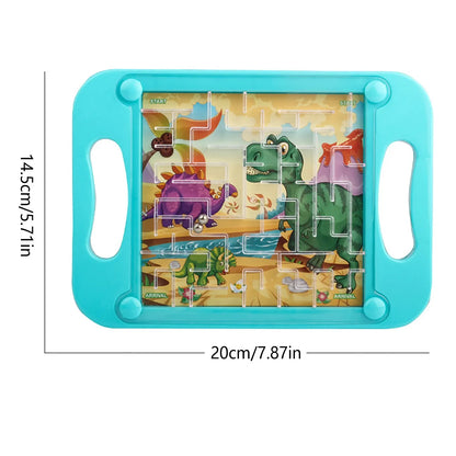 3D Maze Ball Kids Balance Gravity Memory Sequential Puzzle Montessori Early Education Gifts for Baby Educational Toys Best Gifts