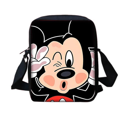 Disney Cute Mickey Minnie Child School Backpack With Shoulder Bag Pencil Bags School Bags for Boys Girls Best Gift