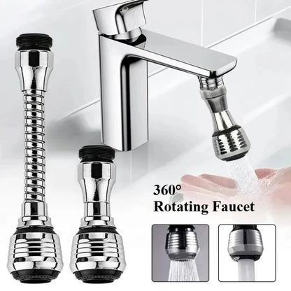 1/2PCS 360 ° Adjustment Kitchen Sink Faucet Extender Filter Spray Dual-mode Water-saving Pressurizer Household Bathroom Tool