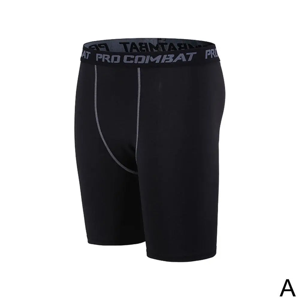Mallas deportivas para hombre, pantalones de fitness, mallas de compresión elástica, pantalones cortos de entrenamiento para correr en el gimnasio, pantalones cortos de secado rápido.