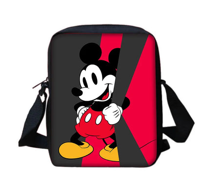 Disney Cute Mickey Minnie Child School Backpack With Shoulder Bag Pencil Bags School Bags for Boys Girls Best Gift