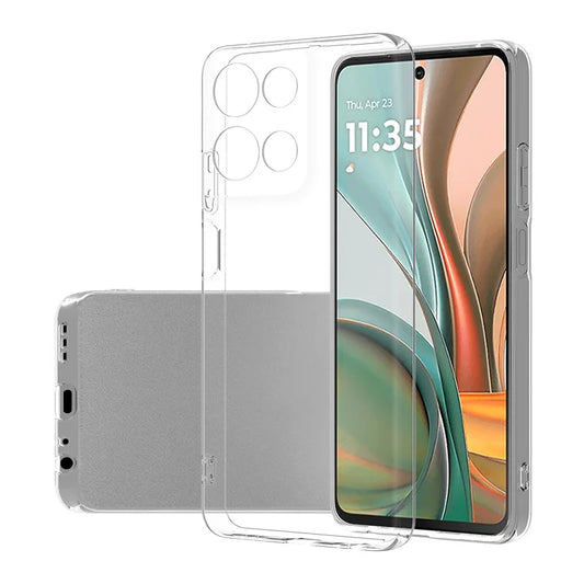 Simple Slim Soft TPU Clear Transparent Phone Case On For Motorola Edge 60 Fusion 60 Stylus 5G Cover Fundas Capa