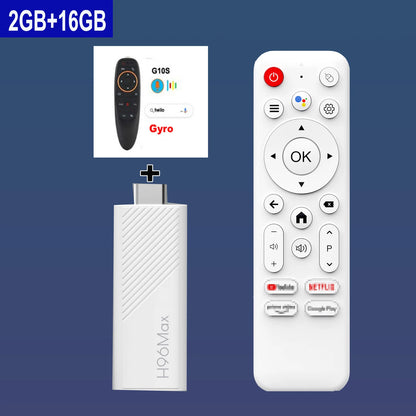 H96 MAX Android TV Stick Allwinner H313 with 2.4G Wifi 5G Wifi6 Dual Brand 8GB 16GB 4K 3D HDR Goole Voice Remote