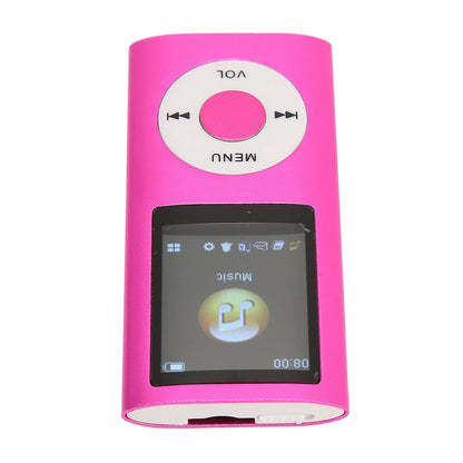 1.8in Player Support Memory Card Ultra Thin LCD MP3 Player with Bluetooth for Students Running Walking MP3 Player LCD Player