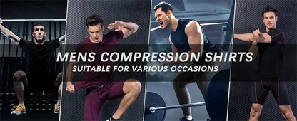 2025Cross Print Compression Shirt for Men Christian Sporty Quick Dry Tshirt Tees Tops Gym Workout Fitness Undershirts Baselayers