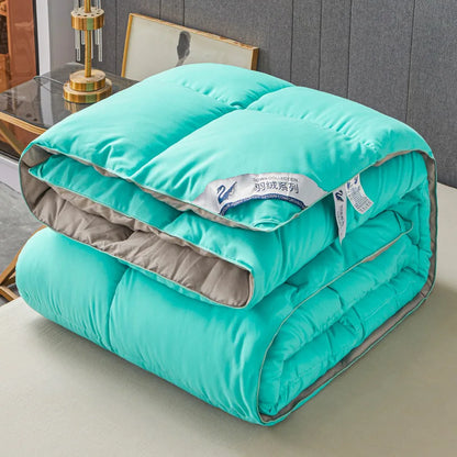 Household hotel white goose down duvet blanket, summer quilt, down comforter, queen comforter